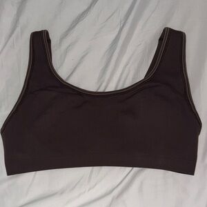NikeSKIMS Ribbed Seamless Bra - Brown